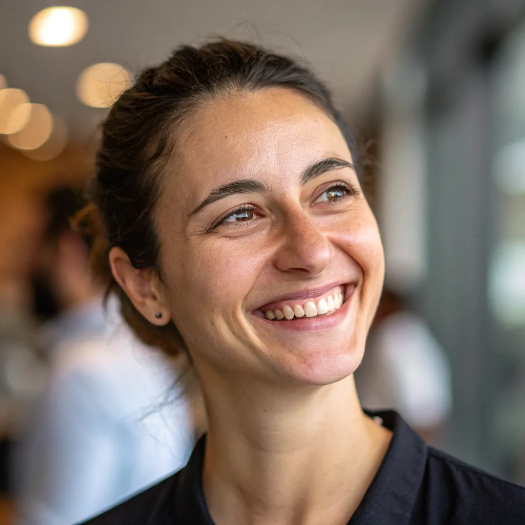 Portrait of a satisfied customer